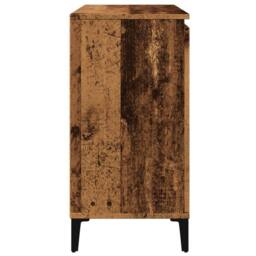 Berkfield Home Sideboard Old Wood 102x35x70 cm Engineered Wood in Brown - Size: 102 x 35 x 70 cm - thumbnail 6