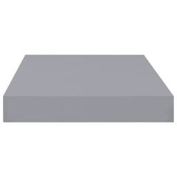 Berkfield Home Durable Floating Wall Shelves 4 pcs Grey 40x23x3.8 cm MDF - thumbnail 5