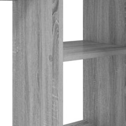 Berkfield Home Grey Computer Desk Grey Sonoma MDF Medium Storage Desk - thumbnail 7