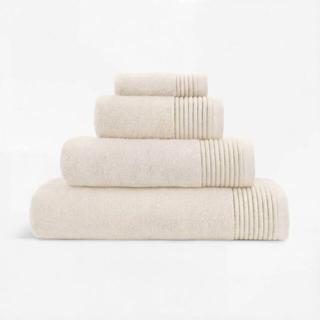 Bedable Plush Zero-Twist Cotton Towel - Face Towel - Hand Towel - Bath Towel -Bath Sheet in Cream - image 1