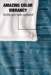 JQ Licensing Jl-Jp Lodge Canoe Pattern 2 Silky Touch Super Soft Throw Blanket 152 X 127 cm in White - thumbnail 4