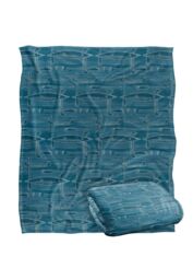 JQ Licensing Jl-Jp Lodge Canoe Pattern 2 Silky Touch Super Soft Throw Blanket 152 X 127 cm in White - thumbnail 2