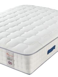 Somnior Medium Firm Hybrid Mattress 29CM - Cooling Wool & Memory Foam in White - Size: Small Double - thumbnail 4