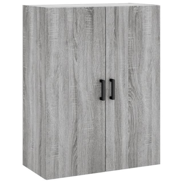 Berkfield Home Wall Mounted Cabinet Grey Sonoma 69.5x34x90 cm - image 1