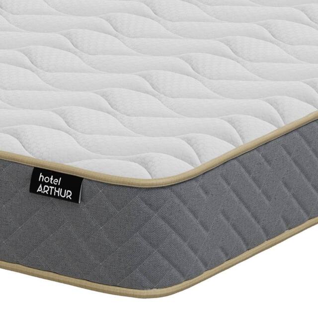 Arthur Sleep Hotel Arthur 1000 Medium Firm Source 5 Mattress in White - Size: Super King - image 1