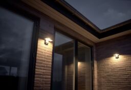 Nordlux Rica Outdoor Wall Light Solar Black Plastic Garden LED IP44 3000k - thumbnail 7