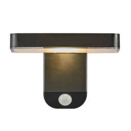 Nordlux Rica Outdoor Wall Light Solar Black Plastic Garden LED IP44 3000k - thumbnail 2
