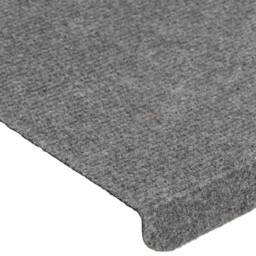 Berkfield Home Stair Mats Self-adhesive 15 pcs 65x24.5x3.5 cm Grey - Size: Medium - thumbnail 7