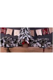 Netagon Set of 2 Christmas Stocking Holders in Silver - thumbnail 3