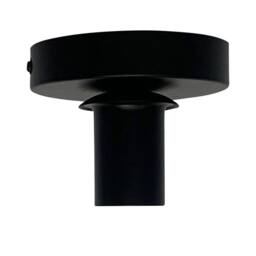 First Choice Lighting Set of 2 Cynthia - Black Ceiling Flush Lights for Easy Fit Shades - thumbnail 2