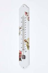 Homescapes Outdoor Thermometer with Farmyard Animal Design in White - thumbnail 3