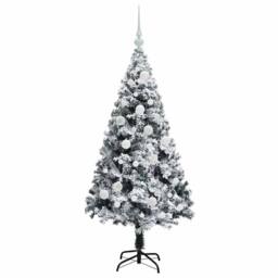 Berkfield Home Artificial Christmas Tree with 150 LEDs with Stand Green 120 cm - thumbnail 4