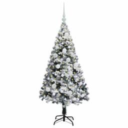 Berkfield Home Artificial Christmas Tree with 150 LEDs with Stand Green 120 cm - thumbnail 3