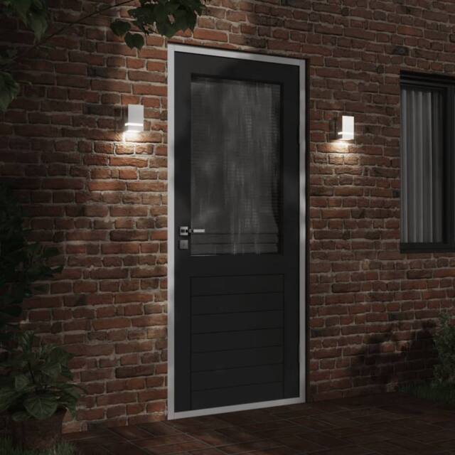 Berkfield Home Outdoor Wall Light Silver Stainless Steel - image 1