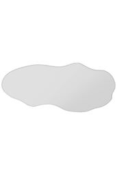 "MirrorOutlet The Lacuna - Frameless Pond Wall Mirror 63"" X 28"" (160CM X 70CM) in Silver - Size: 1 Pack" - thumbnail 5