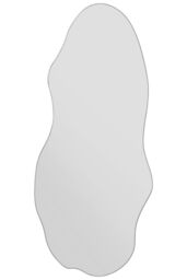 "MirrorOutlet The Lacuna - Frameless Pond Wall Mirror 63"" X 28"" (160CM X 70CM) in Silver - Size: 1 Pack" - thumbnail 3