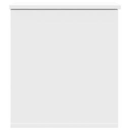 Berkfield Home Storage Box White 40x42x46 cm Engineered Wood - Size: 40 x 42 x 46 cm - thumbnail 5