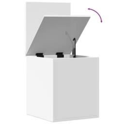 Berkfield Home Storage Box White 40x42x46 cm Engineered Wood - Size: 40 x 42 x 46 cm - thumbnail 8