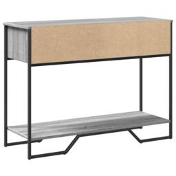 Berkfield Home Classic Console Table Grey Sonoma 100x35x74.5 cm Engineered Wood - thumbnail 6