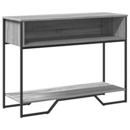 Berkfield Home Classic Console Table Grey Sonoma 100x35x74.5 cm Engineered Wood - thumbnail 3