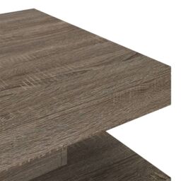 Berkfield Home Coffee Table Grey 60x60x35 cm MDF - Size: 60 x 60 x 35 cm - thumbnail 5