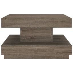 Berkfield Home Coffee Table Grey 60x60x35 cm MDF - Size: 60 x 60 x 35 cm - thumbnail 3