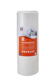 Rest Relax Superior Flex Foam Rolled Mattress in White - Size: Small Double - thumbnail 5