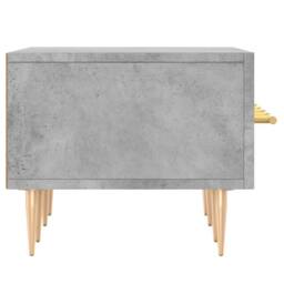Berkfield Home TV Cabinet Concrete Grey 150x36x30 cm Engineered Wood - Size: 150 x 36 x 30 cm - thumbnail 7