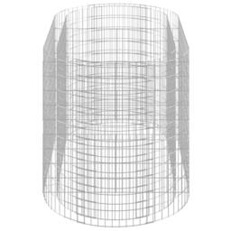Berkfield Home Gabion Raised Bed Galvanised Iron 200x100x100 cm in Silver - Size: 200 x 100 x 100 cm - thumbnail 5