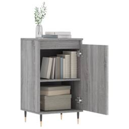 Berkfield Home Sideboards 2 pcs Grey Sonoma 40x35x70 cm Engineered Wood - Size: 40 x 35 x 70 cm - thumbnail 4