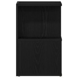 Berkfield Home Nightstands 2 pcs Black Oak 35x35x55 cm Engineered Wood - Size: 35 x 35 x 55 cm - thumbnail 8