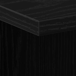 Berkfield Home Nightstands 2 pcs Black Oak 35x35x55 cm Engineered Wood - Size: 35 x 35 x 55 cm - thumbnail 9