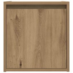 Berkfield Home Wall-Mounted Bedside Cabinet Artisan Oak 38x34x40 cm in Brown - Size: 38 x 34 x 40 cm - thumbnail 6