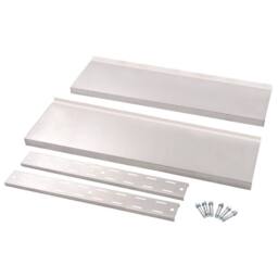 Berkfield Home Durable 2-Tier Floating Wall Shelf Stainless Steel 100x30 cm in Grey - thumbnail 5