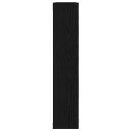 Berkfield Home Wall Shelf Black Oak 90x16x78 cm Engineered Wood - Size: 90 x 16 x 78 cm - thumbnail 6