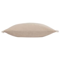 Wylder Tilly Velvet Frill Reversible Cushion in Beige - Size: 30 cm x 50 cm - thumbnail 3