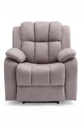 More4Homes Brookline Electric Technology Fabric Auto Recliner USB Lounge Chair in Cream - thumbnail 5