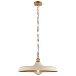 Netlighting Afragola Dome Pendant Ceiling Light Matt Warm White Satin Gold Paint - thumbnail 6