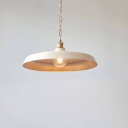 Netlighting Afragola Dome Pendant Ceiling Light Matt Warm White Satin Gold Paint - thumbnail 2