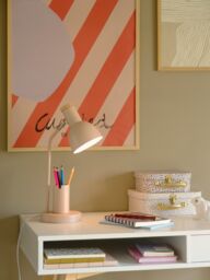 Nordlux Modern Indoor Table Lamp Pink Metal E27 Pen & Phone Holder - Mains Powered, IP20 - thumbnail 6