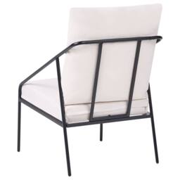 Wyld and Coco Black Metal Outdoor 4-Seater Set with Removable Covers - thumbnail 9