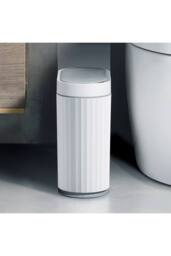 Living and Home 9L/7L Smart Sensor Rubbish Bin in Cool White - Size: Medium - thumbnail 7