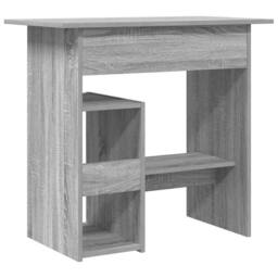 Berkfield Home Elegant Desk Grey Sonoma 80x45x74 cm Engineered Wood - Size: 80 x 45 x 74 cm - thumbnail 7