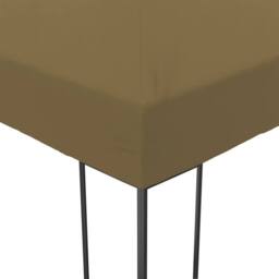 Berkfield Home Garden Gazebo 6x3x2.7 m Taupe 180 g/m ² - thumbnail 4