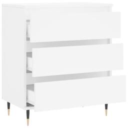 Berkfield Home Sideboard White 60x35x70 cm Engineered Wood - Size: 60 x 35 x 70 cm - thumbnail 6