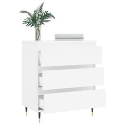 Berkfield Home Sideboard White 60x35x70 cm Engineered Wood - Size: 60 x 35 x 70 cm - thumbnail 4