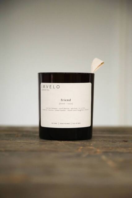 Imvelo Candle Co Definition Candle - Friend (Lime Basil + Mandarin) in Amber - image 1
