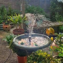 FLAVORA Garden Pool Pond Aquarium Fountain Decor in Black - Size: 0.6m2 - thumbnail 5
