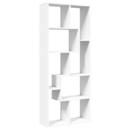 Berkfield Home Room Divider Bookcase White 67x25x161.5 cm Engineered Wood - thumbnail 2