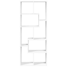 Berkfield Home Room Divider Bookcase White 67x25x161.5 cm Engineered Wood - thumbnail 5